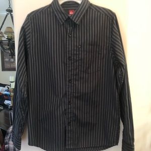 Boys Quicksilver long sleeved button down